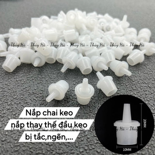 Nắp thay đầu chai keo,nút ghim nắp keo bị tắc,nghẽn_keo nối mi_noi mi_Thúy Hà