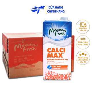 Sữa tươi tiệt trùng giàu canxi meadow fresh 1l - nhập khẩu úc