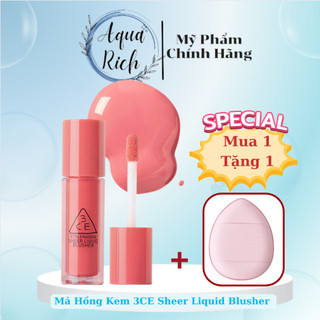 Má hồng kem 3ce velvet liquid blusher