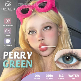 Lens Mắt Kính Áp Tròng Xanh Lá Trầm Perry Green 14.2mm