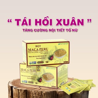 [Cho Nữ]Bột Sâm Maca Peru Đỏ-Hồi xuân-Tăng cường nội tiết tố Nữ-Hộp CHÍNH HÃNG 200G