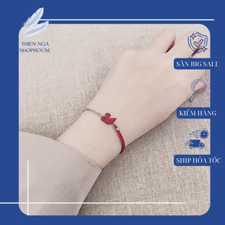 Vòng tay nữ, Vòng tay swarovski Thiên Nga Đỏ Cao Cấp Fullbox Sang Trọng, Tinh Tế-Thien_nga_viet_nam