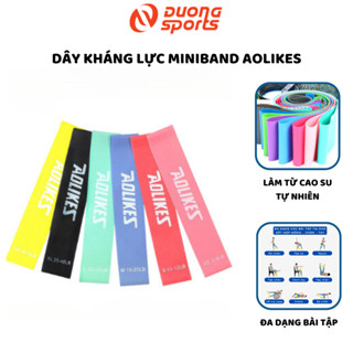 Dây Miniband AOLIKES Kháng Lực Đàn Hồi Tập Chân Mông Tay Đùi Cao Su Đàn Hồi AL3601