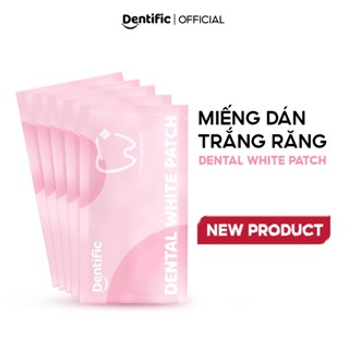 Miếng dán trắng răng Dentific sạch mảng bám, hỗ trợ cải thiện ố vàng răng miệng, an toàn