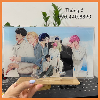 Mô hình standee 2 mảnh, in theo yêu cầu. Nhiều kích thước. In 1 mặt
