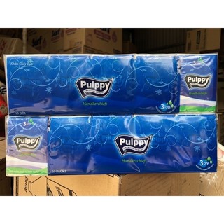[COMBO 5 LỐC] Khăn giấy mini PULPPY (1 lốc 10 gói nhỏ)