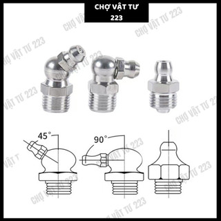 🎁 Vú mỡ M6 M8 M10 M12 - Thẳng/Cong 45/Cong 90