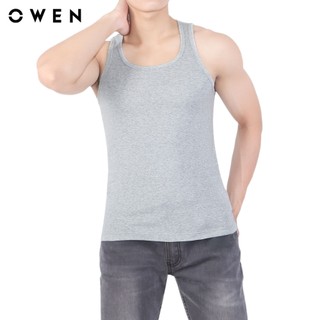 Owen - áo ba lỗ nam màu xám law221255