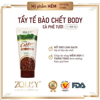 Tẩy tế bào chết toàn thân coffee zoley 400g