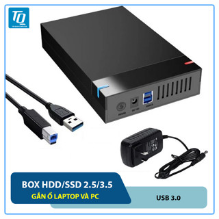 Box ổ cứng gắn ngoài 2.5/3.5 inch USB 3.0 HDD/SSD