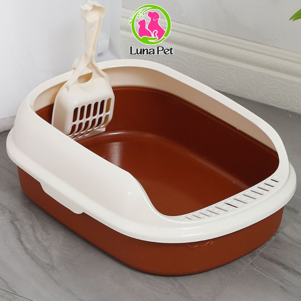 (SỈ SLL) Khay vệ sinh cho mèo LunaPet KM04 , Khay vệ sinh giá rẻ tặng kèm xẻng xúc phân cho mèo