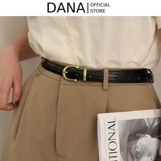 Thắt lưng nữ dây nịt nữ thời trang dây da PU phong cách Hàn Quốc dây nịch DANA