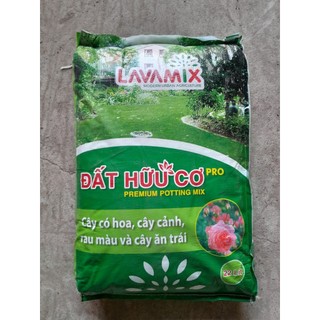 Đất Trồng Cây Cao Cấp Lavamix Pro - Đất hữu cơ trộn sẵn chuyên hoa hồng, cây kiểng