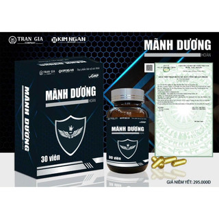 Mãnh Dương Bổ Thận tráng dương Hộp 30 viên