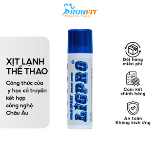 Xịt lạnh giảm đau thể thao LIGPRO , bình xịt lạnh - giảm đau nhanh