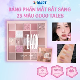 Bảng phấn mắt nhũ 25 ô màu GOGO TALES Crystal Color Charming Eyes