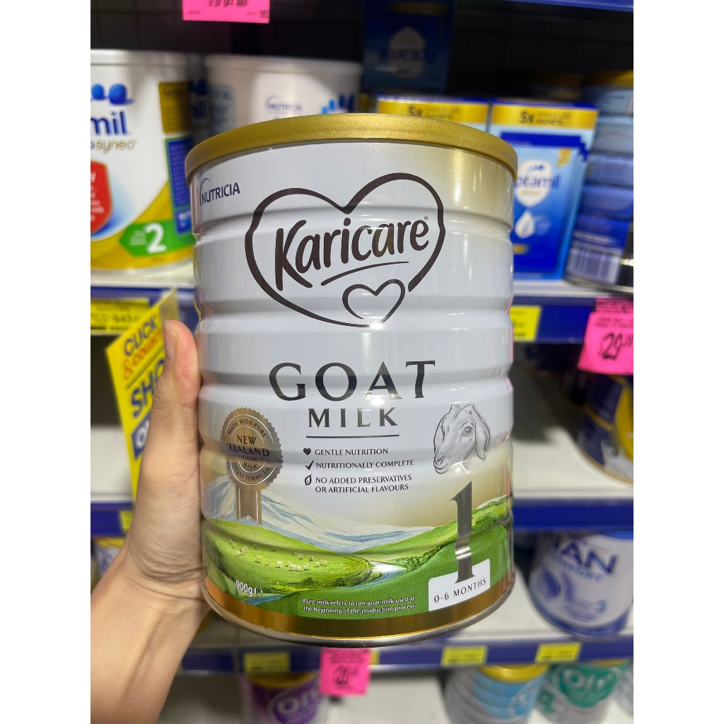 [XÁCH TAY ÚC] Sữa dê Karicare Goat Milk đủ số 1, 2, 3 cho trẻ từ 0 đến trên 12 tháng