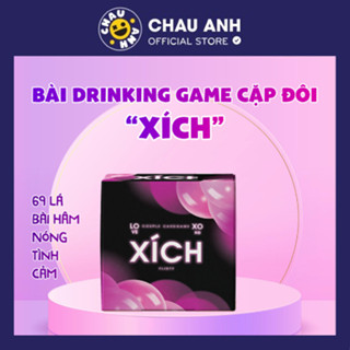 Bộ bài drinking game Xích cho cặp đôi hẹn hò đi chơi 69 lá CHAU ANH
