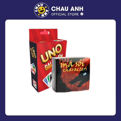 Set bài Uno Việt Nam + Ma sói Character Việt Hóa CHAU ANH