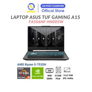 Laptop ASUS TUF Gaming A15 FA506NF HN005W (AMD Ryzen 5 7535HS & RTX 2050 4GB)