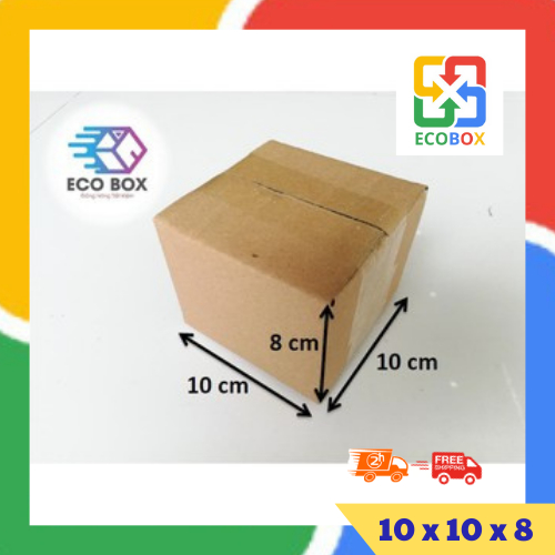 ECOBOX - COMBO 10 hộp carton 10x10x8