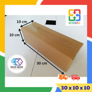 ECOBOX - 30x10x10 COMBO 10 Hộp carton đóng hàng
