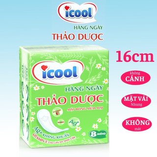 Băng vệ sinh hàng ngày icool thảo dược gói 8 miếng