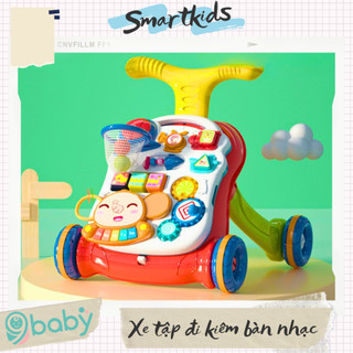 [ẢNH THẬT + VIDEO] Bàn chơi đa năng có nhạc kiêm xe tập đi 2 trong 1 N6038/ Tiibaby 66549