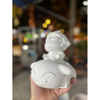 Tô tượng thạch cao shin lái xe, cậu bé bút chì
