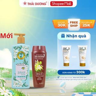 Dầu gội Thái Dương 7 bưởi tây 200ml/500ml,  Dầu gội thảo dược dành cho tóc gàu, ngứa, nấm da đầu