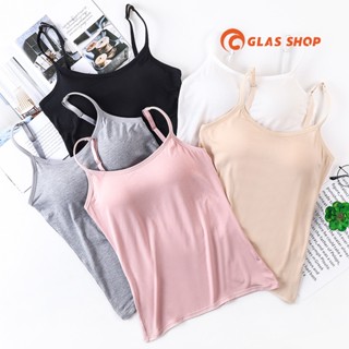  Áo 2 Dây Có Đệm Ngực Liền Chất Viscose Mát Lạnh - GLA01 