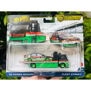 Hobby Store xe mô hình Hot Wheels Team Transport Honda Accord - Fleet Street