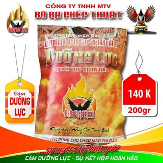 Cám dưỡng lực bộ ba phép thuật mới gói 200gram thay lông đỏ đẹp lên lửa chim cảnh