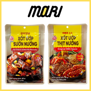 Xốt gia vị nấu ăn - Xốt ướp thịt nướng, sườn nướng Hàn Quốc Ottogi gói 80g