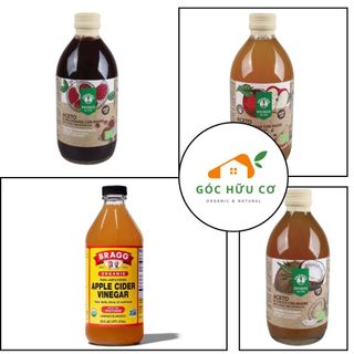 Giấm Táo Hữu Cơ Bragg/ ProBios Organic Apple Cider Vinegar - Giấm Lựu Hữu Cơ ProBios - Giấm Dừa Hữu Cơ ProBios - Dấm Táo