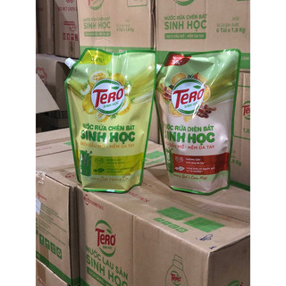 Nước rửa chén bát sinh học tero 1,8kg - hương quế cam