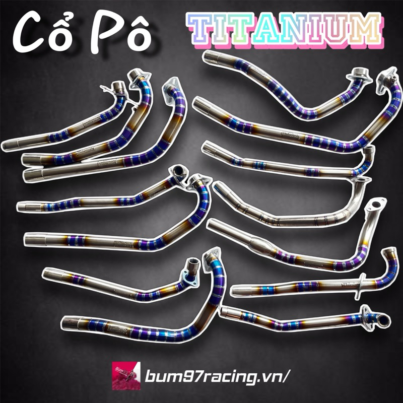 Cổ TITANIUM Gr5 lắp bô zin các dòng xe