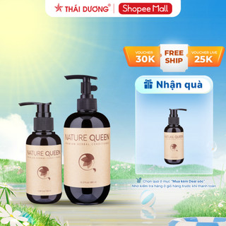 Dầu xả dược liệu Nature Queen - Sao Thái Dương 100ml và 480ml