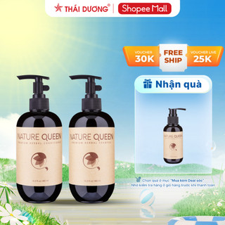 Bộ dầu gội và dầu xả cao cấp Nature Queen 100ml, 480ml - Sao Thái Dương