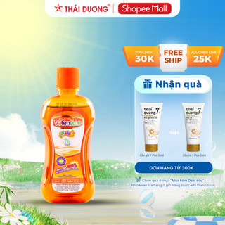Nước súc miệng trẻ em Valentine kiddy Sao Thái Dương 250ml - Sao Thái Dương