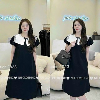 Váy bầu đầm bầu công sở bigsize đẹp mùa hè dáng suông ngắn tay thoáng mát cho mẹ bầu