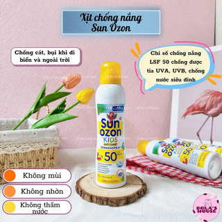 Xịt chống nắng Sun ozon kids anti sand