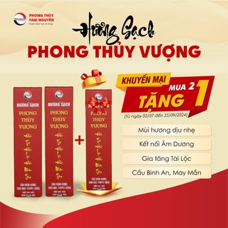 Hương sạch Phong thủy vượng, nhang sạch 100% thảo mộc tự nhiên, không hóa chất - Thờ tự linh ứng