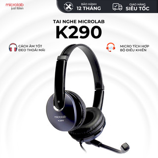 Tai nghe chụp tai microlab k290 - bảo hành chính hãng