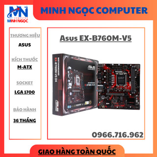 Bo mạch chủ mainboard asus ex-b760m-v5 ddr4
