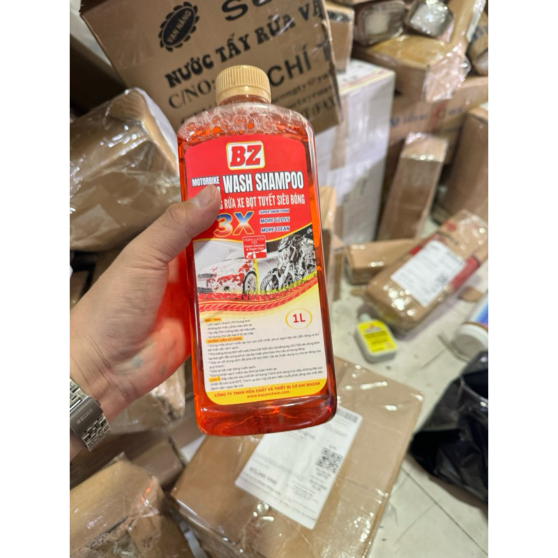 Nước rửa xe Bz 1000ml(mẫu mới 2024)