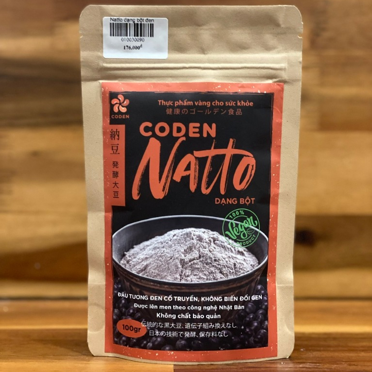 |GOBIO Natto dạng bột đen 100gr New|