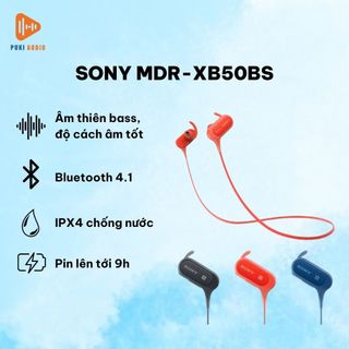 Tai nghe bluetooth sony mdr xb50bs - hàng chính hãng
