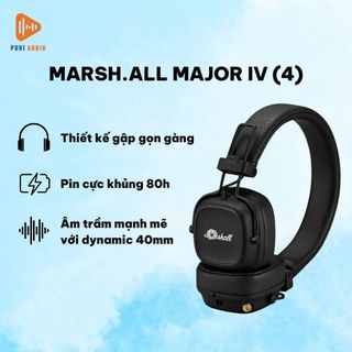 Tai nghe chụp tai Marssh.All Major 4 - Chất liệu cao cấp / Giá tốt