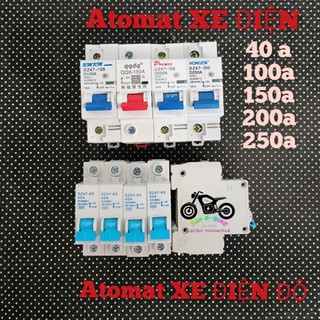Atomat xe điện,atomat 40a 100a 150a 200a 250a dành cho xe điện độ công xuất cao.